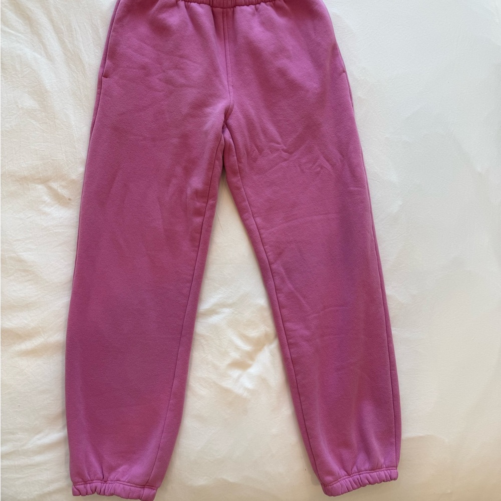 💗 Athleta Girl Joggers | Size M (8–10) | Soft Pink Sweatpants | Never Worn